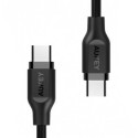 Cable CB-CC1P OEM PVC Power Delivery PD USB C - USB C | 1m | 5 Gbps | 3A | 60W PD | 20V Cable CB-CC1P OEM PVC Power Delivery PD USB C - USB C | 1m | 5 Gbps | 3A | 60W PD | 20V