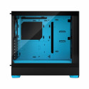 Fractal Design arvutikorpus Pop Air TG Clear Tint RGB Cyan Core, must/helesinine