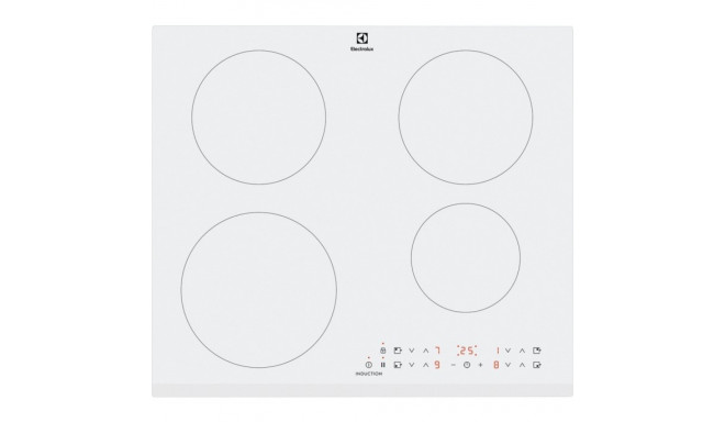 The Electrolux LIR60430BW is a 60cm built-in induction hob from the Electrolux 300 