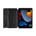 Keyboard QWERTY + case Apple iPad 10.2 inch (19/20/21) gray
