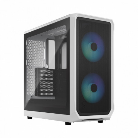 PC case Focus 2 RGB White TG Clear Tint