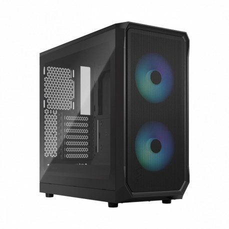 PC case Focus 2 RGB Black TG Clear Tint
