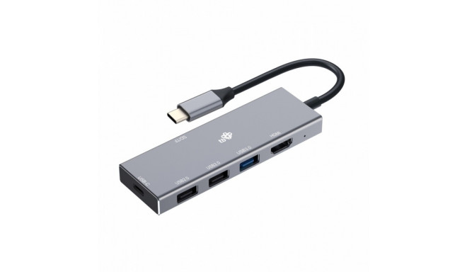 USB-C 7in1 jaotur - HDMI, USBx3, PD, SD/TF