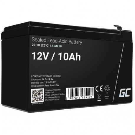 Green Cell battery AGM VRLA 12V 10Ah