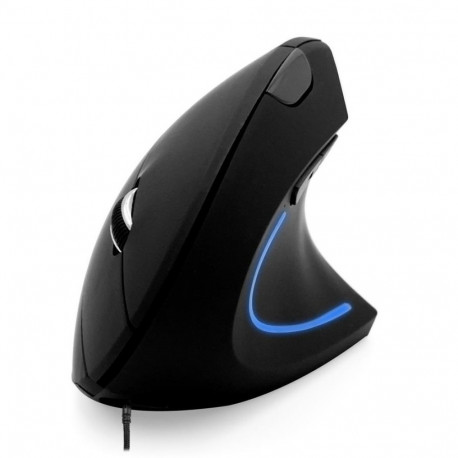 The Media-Tech VERTIC MT1122 is an ergonomic, vertical wired mouse designed to redu