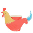 Party Cups On the Farm Rooster