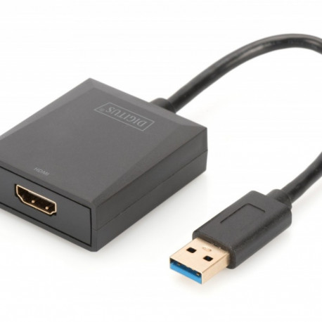 The Digitus DA-70841 is a USB 3.0 to HDMI adapter designed to connect a computer or