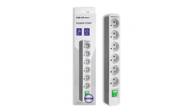 Power strip 6 sockets, 1.8m