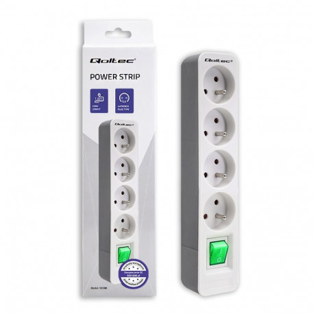 Power strip 4 sockets, 1.8m