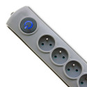 Surge protector 6 sockets, 5m