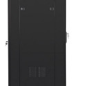 19 inch RACK installation cabinet, standing 37u 800x1000 black LCD glass door (flat pack)