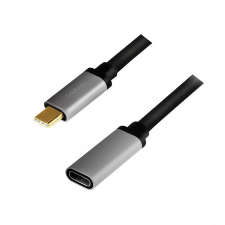 0.5m USB-C Extension Cable (Male to Female), 4K@60Hz Support, Aluminum Housing
