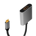 USB-C to HDMI/F adapter, 4K/60Hz, alu, 0.15m