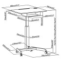 Adjustable laptop desk Maclean MC-903B