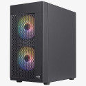 Aerocool computer case Hexform TG FRGB USB 3.0 Mini Tower black