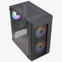 Aerocool korpus Hexform TG FRGB USB 3.0 Mini Tower, must