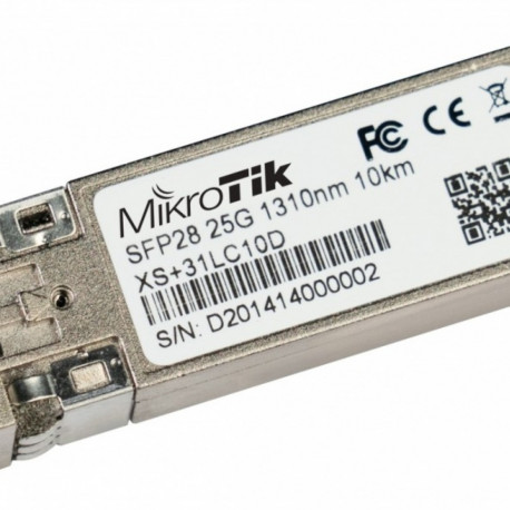 MikroTik XS+31LC10D (Multi-speed 1.25G/10G/25G SFP/SFP+/SFP28 Transceiver)
