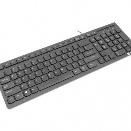 The Keyboard Discus 2 Slim (Black) is a sleek, low-profile peripheral designed for 