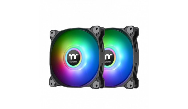 FanPure Duo 12 ARGB Sync 2Pack Black