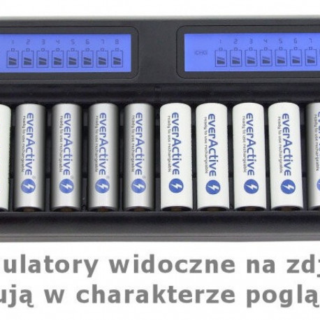 The everActive NC-1600 is a professional-grade, multi-channel microprocesser charge
