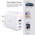 AUKEY PA-B6S White Omni a Mix GaN ultrafast Wal