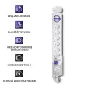 Surge protector 8 sockets, 1.5m