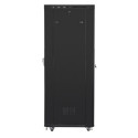 Installation cabinet rack 19 42U 800x1000 black, perforated door LCD (Flat pack)