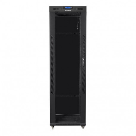 Serverikapp 19 42U 600x800 must, must klaasuks LCD (lamepakendis)