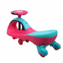 Ride-on Swing Car with music and light Pink-Sky