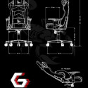 Gaming chair black-red