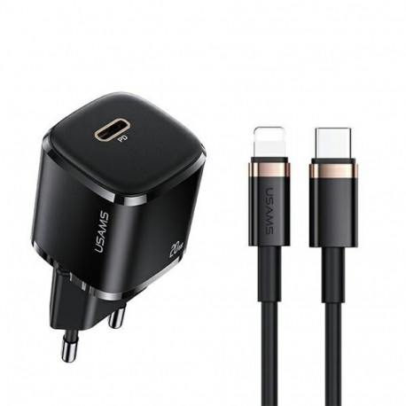 Usams telefoni laadija 1x USB-C T36+Lightning PD