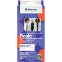 EARPHONES BASIC 604 BLACK-RED