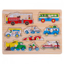 Wooden puzzle Vehicles