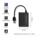 Qoltec HDD enclosure 2.5" SATA3 USB 3.0