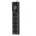 Power strip Z5 1.5M 5x230V 10aA Z5/15/CZ black