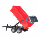 Tipping trailer red