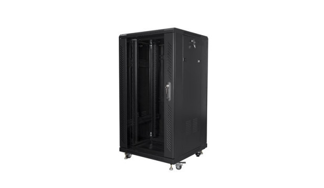 Free standing cabinet 19 inches 22U 600X600mm black