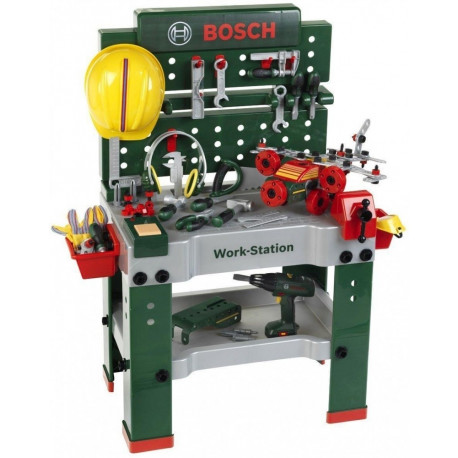 The Bosch Workbench No. 1 (150 Pieces) by Theo Klein is one of the most comprehensi