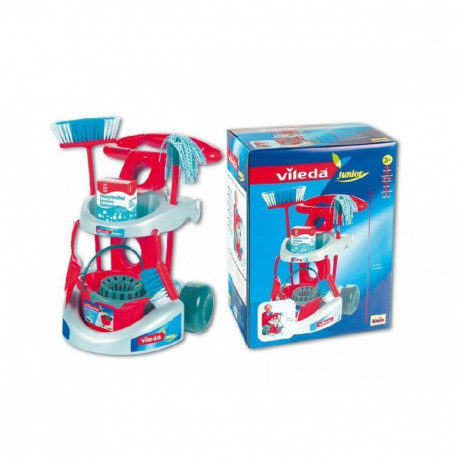 Here is a product description and feature breakdown for the Vileda Cleaning Trolley with Acc