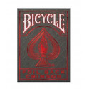 Bicycle playing cards Metalluxe, red