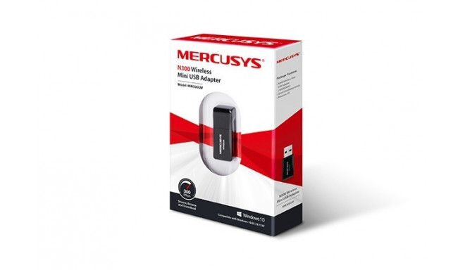 Network interface controller Mercusys MW300UM Mini WiFi N300 USB 2.0