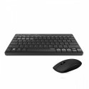 Rapoo wireless keyboard + mouse 8000M UI, black