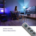 Surge protector Quick Switch 6 sockets 1,8m gray