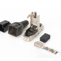 Connector for assembly Ethernet RJ45 cat.6a AWG 22-27, 10 GBit Ethernet, PoE +