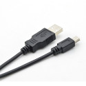 TB kaabel USB - miniUSB 1m, must