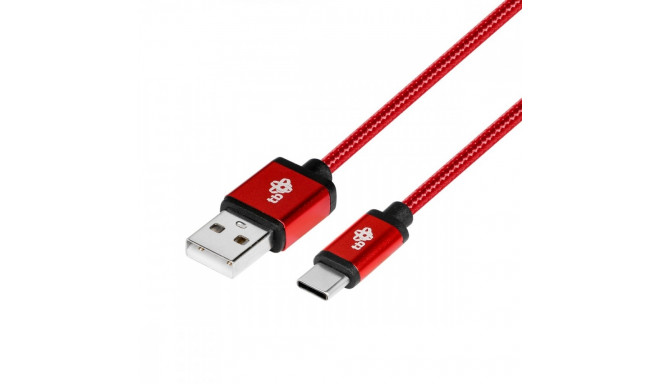 Cable USB - USB C 1.5 m ruby tape