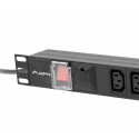Surge protector Rack PDU 19 inch 1U 10A 10X IEC C13 2m C14 black