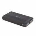 Gembird external enclosure 3.5" USB 3.0, black