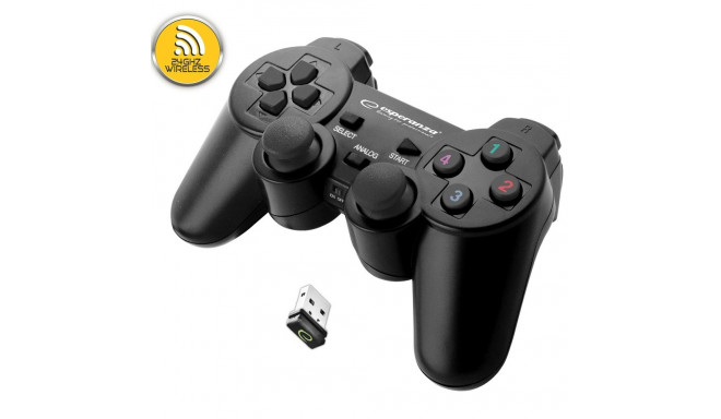 GAMEPAD WIRELESS 2.4GH PS3/PC GLADITOR