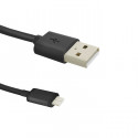 Qoltec USB-laadija 12W Network 5V 2.4A USB + USB-C kaabel